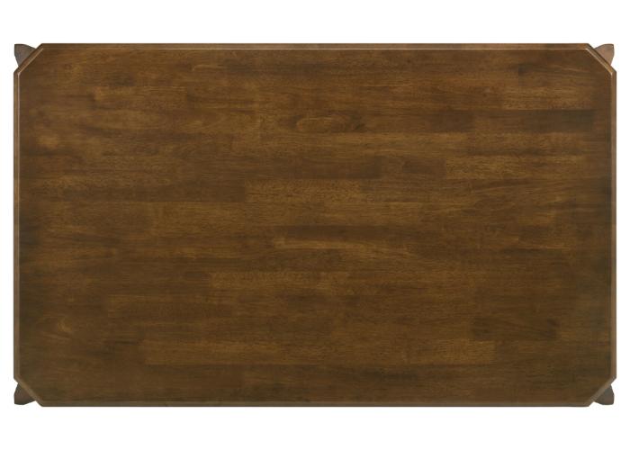 Almonte 59-inch Rectangular Wood Dining Table Dark Brown