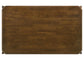 Almonte 59-inch Rectangular Wood Dining Table Dark Brown