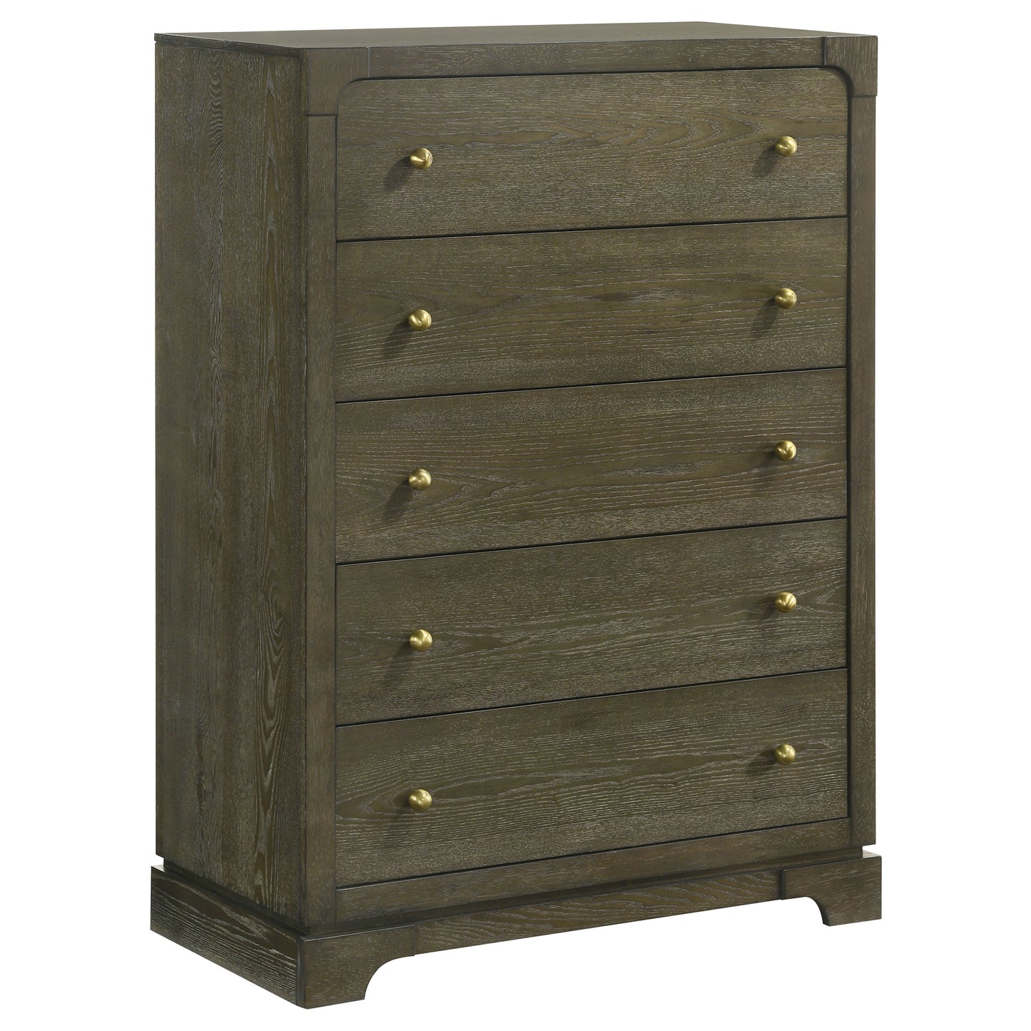 Gran Park 5-drawer Bedroom Chest of Drawers Dark Cocoa