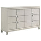 Olivia 4-piece Eastern King Bedroom Set Pearl White