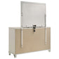 Olivia 6-drawer Dresser and LED Mirror Pearl White