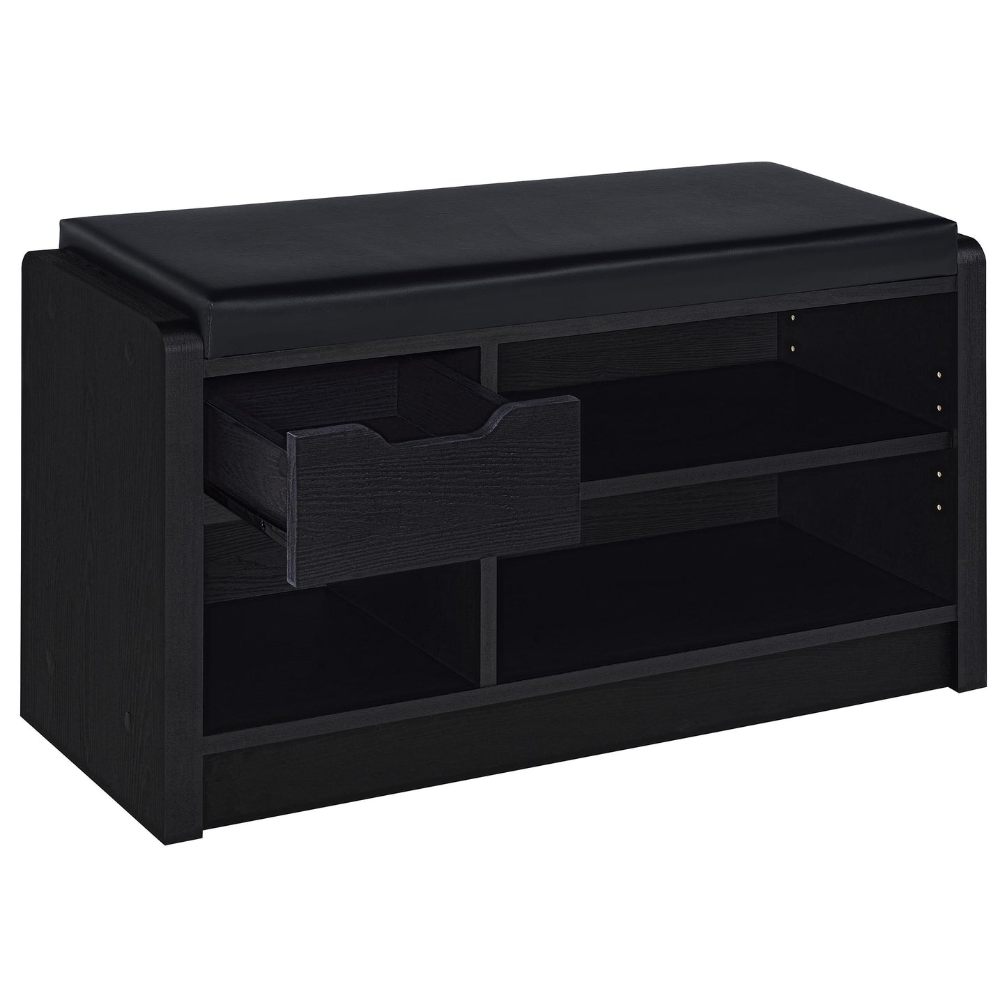 Arrington Storage Bench Black