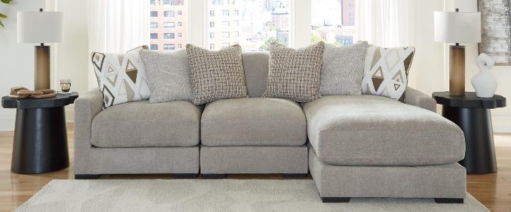 Aslan Court 3-Piece Sofa Sectional with Chaise