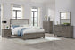 Wright 5-piece Eastern King Bedroom Set Brown Oak