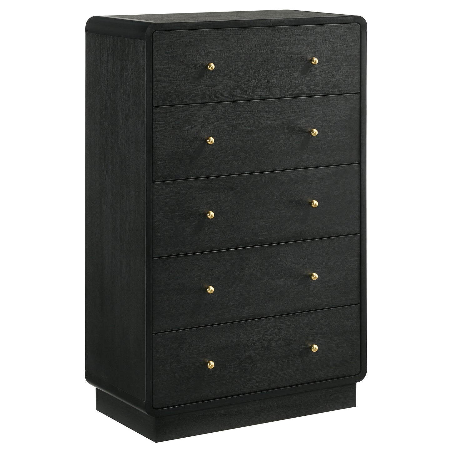 Cavelle 5-drawer Chest of Drawers Black