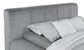 Wilshire Upholstered Eastern King Platform Bed Grey