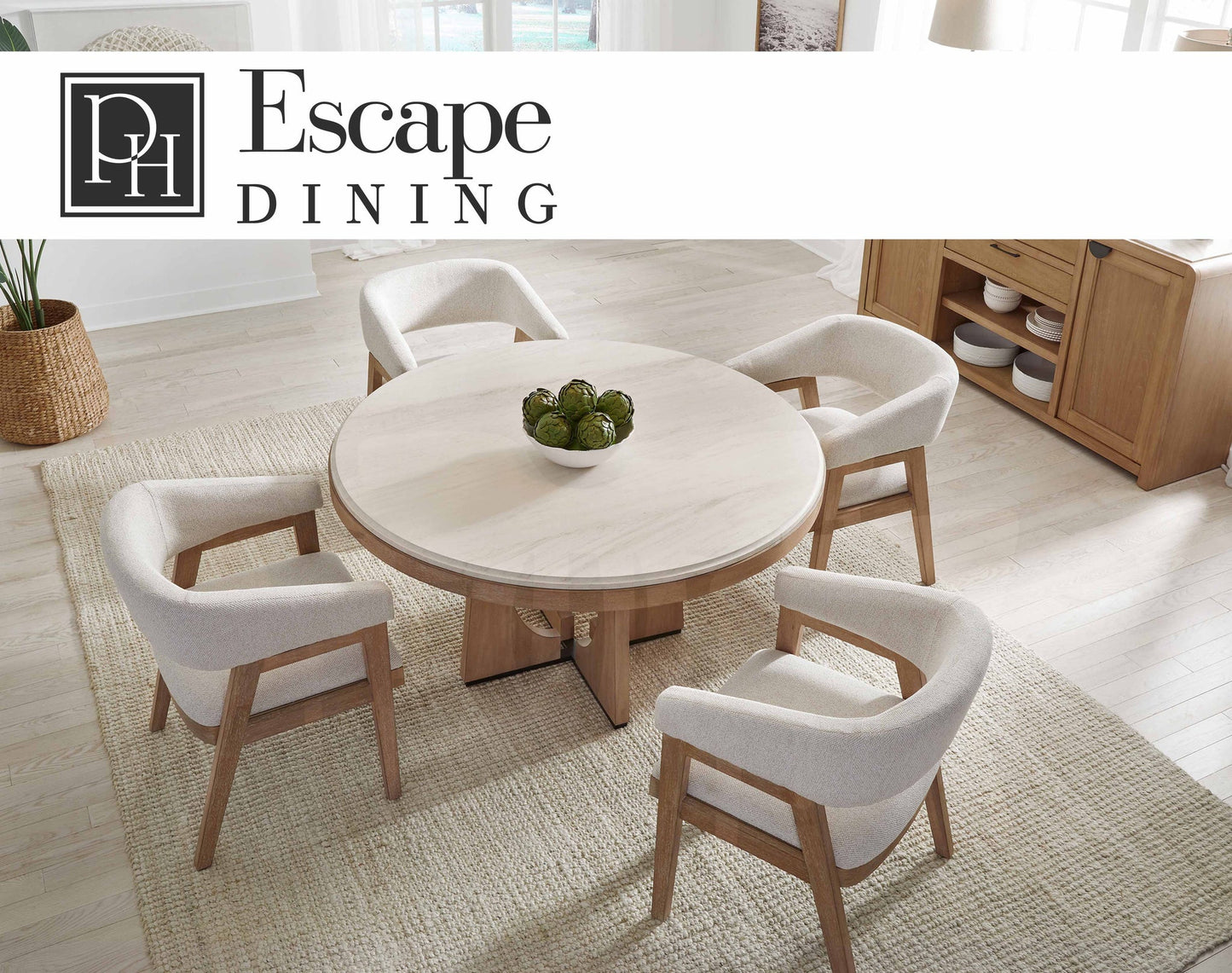 ESCAPE DINING 54" ROUND TABLE