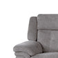 RICHLAND - BRISTOL GREY POWER CONSOLE LOVESEAT WITH POWER HEADRESTS