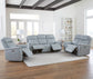 CASCADE - SEA MIST GREY POWER LOVESEAT