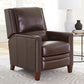 CONNOR - ESPRESSO MANUAL PUSHBACK RECLINER