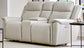 ATLANTIS - WHISPER IVORY POWER ZERO GRAVITY CONSOLE LOVESEAT