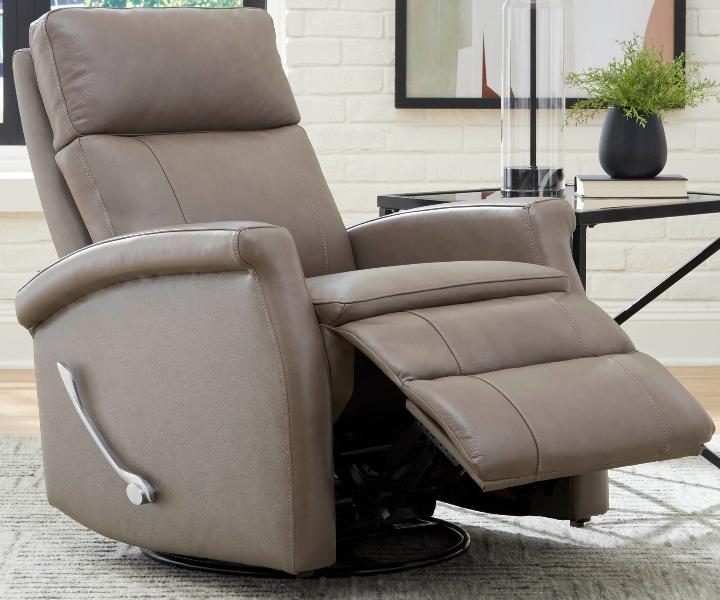 BRISTOL - GRAPHITE MANUAL SWIVEL GLIDER RECLINER