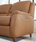 AUSTIN - CARAMEL CREAM POWER CONSOLE LOVESEAT