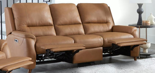 AUSTIN - CARAMEL CREAM POWER SOFA