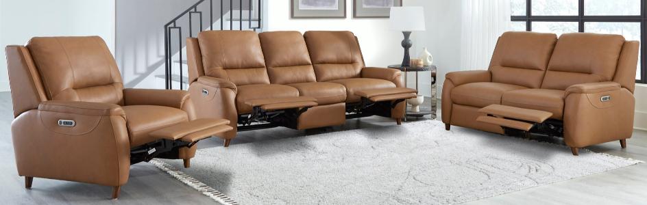 AUSTIN - CARAMEL CREAM POWER RECLINER