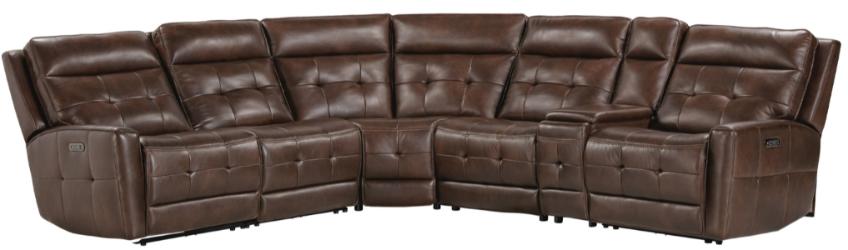 CANTERBURY - ACORN 6PC ZERO GRAVITY MODULAR POWER RECLINING SECTIONAL