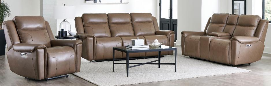 ATLANTIS - SMOOTH LATTE POWER ZERO GRAVITY CONSOLE LOVESEAT