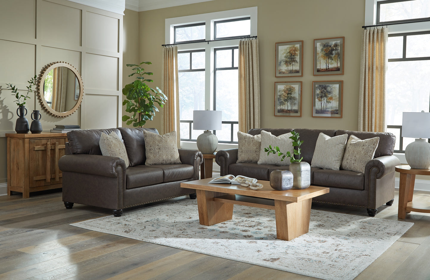 Roxmere Sofa and Loveseat