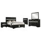 Miranda 5-piece Queen Bedroom Set Black