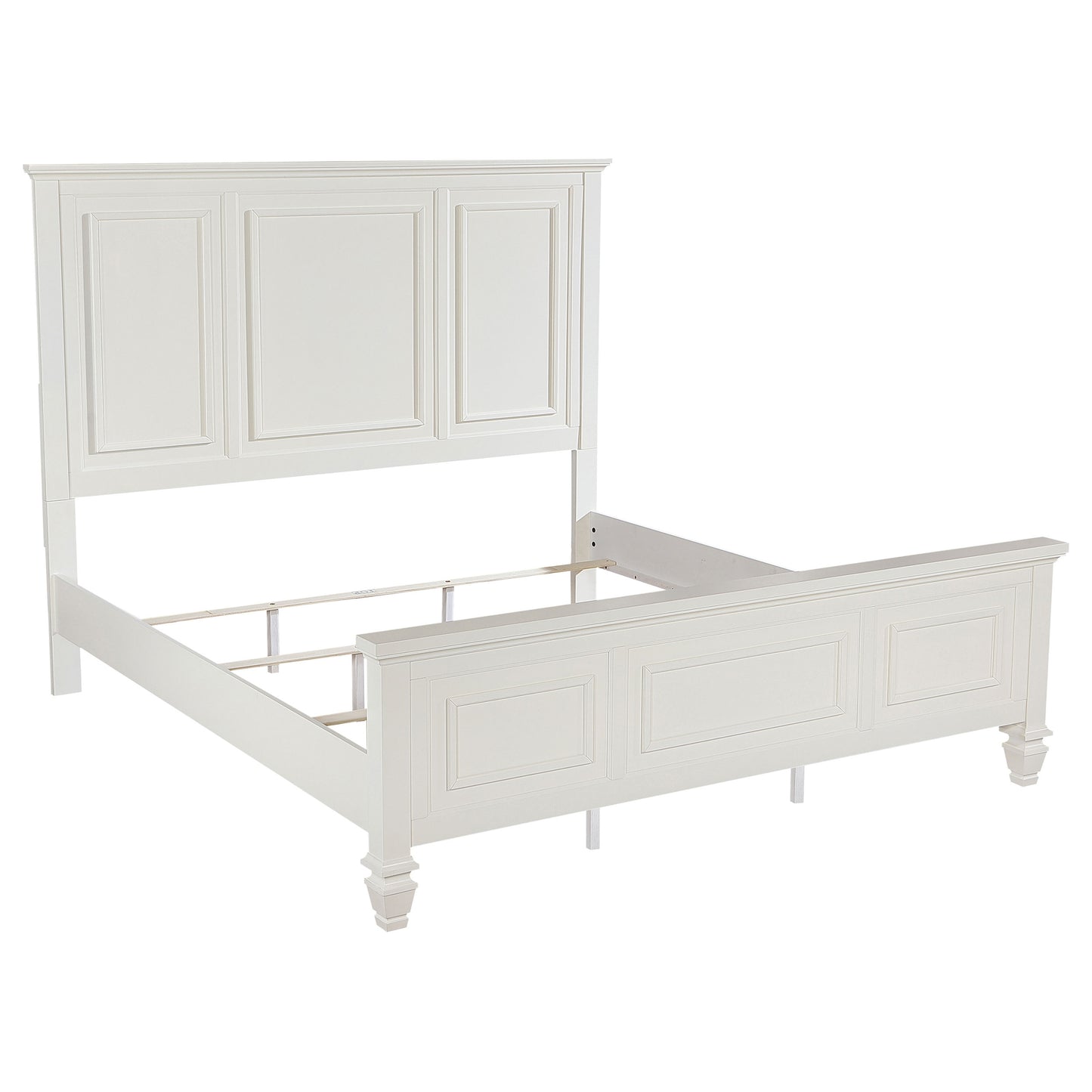 Sandy Beach 5-piece Eastern King Bedroom Set Cream White