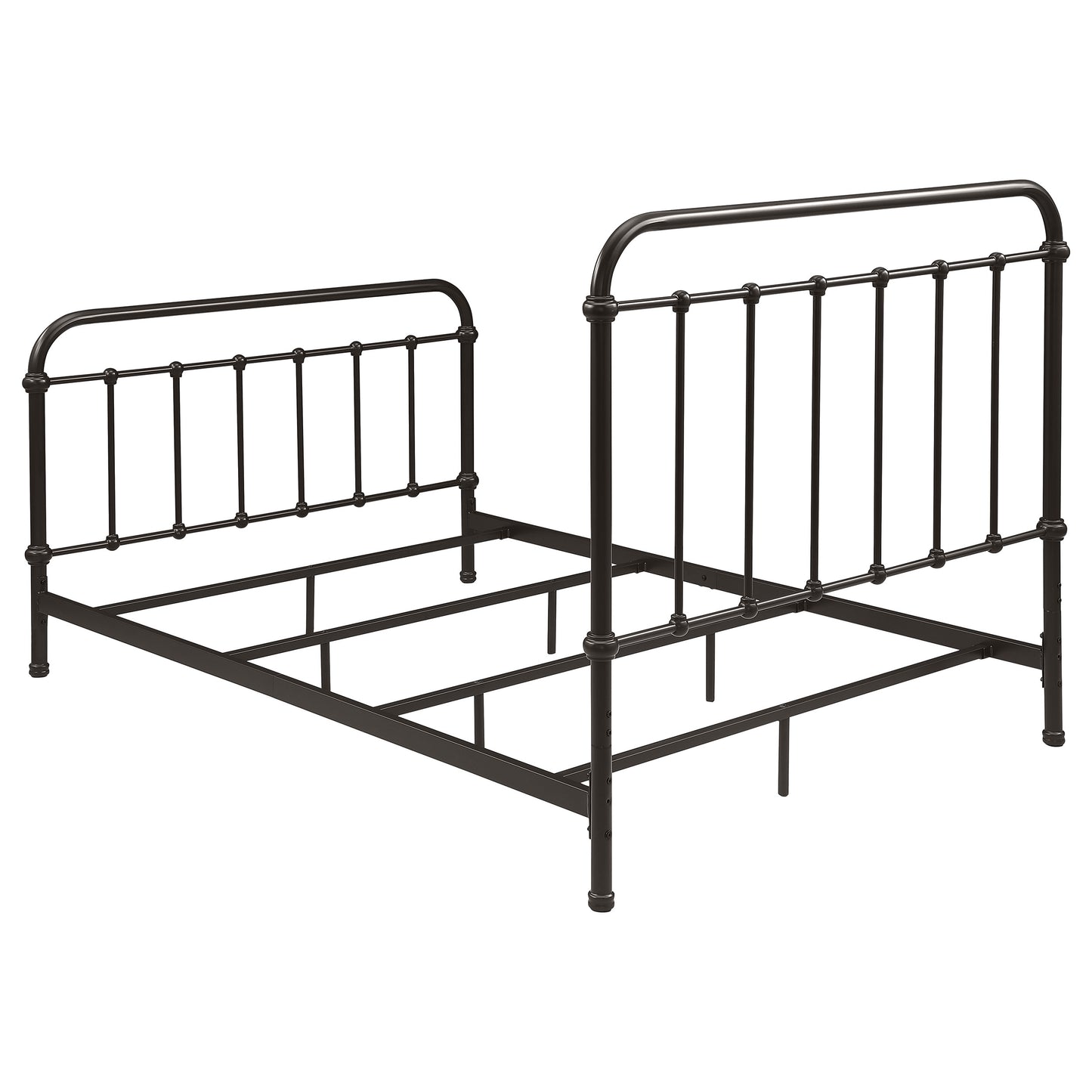 Livingston Metal Full Open Frame Bed Dark Bronze