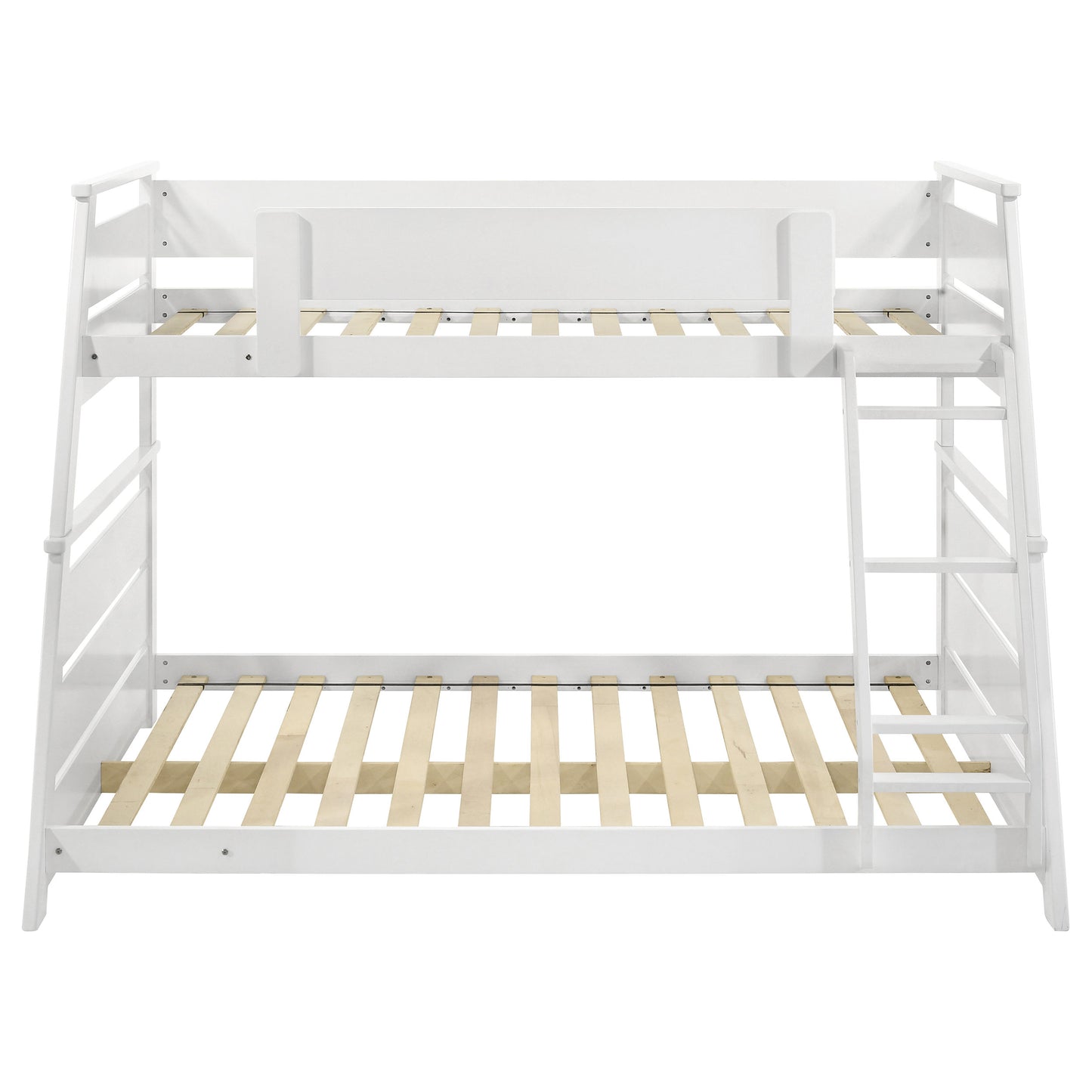 Holden Wood Veneer Twin Over Full Bunk Bed White