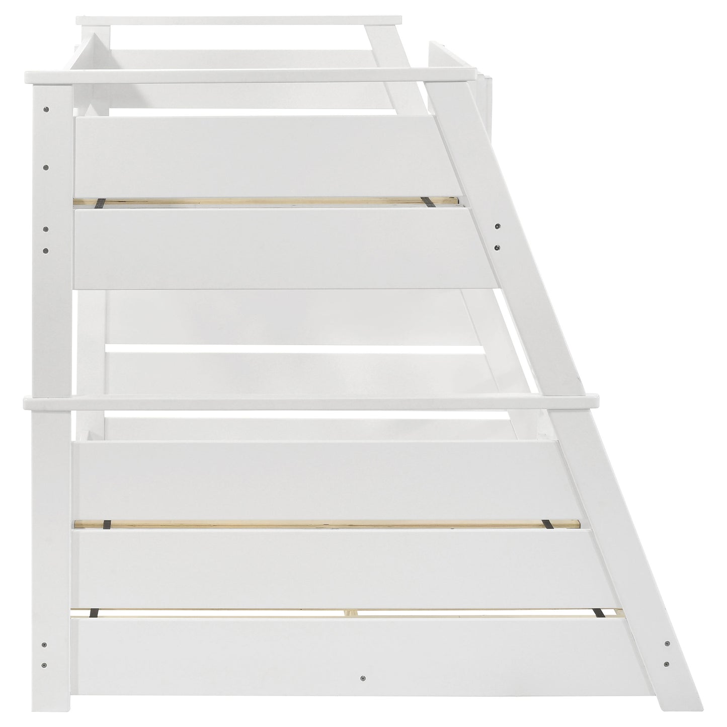 Holden Wood Veneer Twin Over Full Bunk Bed White