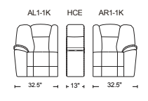 X1017 Loveseat