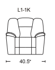 X1017 Glider Recliner